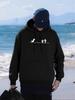Dinosaurs Over Cactus Printing Hoody Men Oversized Comics Streetwear All-Match Autumn Sportswear Casual Fleece Unisex Hoodies