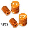 2026 4Pcs Car Wheel Tire Valve Caps Airdust Covers For 4HGUE TT TTRS 8j 8n 8s mk1 2 3 S line Custom LOGO Car Decor Airdust Waterproof
