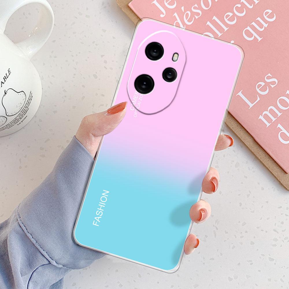 For Honor 100 Pro Case For Honor 100 Shockproof Cover Clear Soft Silicone Phone Case Fundas For Honor 100 Pro Coque Bumper Funda