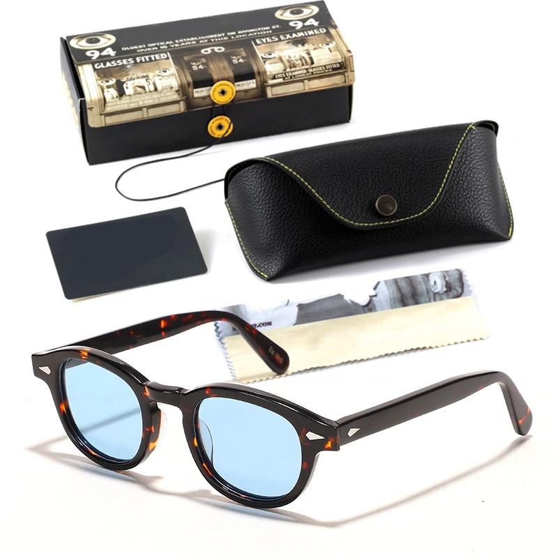 Fashion Polarized Sunglasses Men UV400 Johnny Depp Lemtosh Brand Designer Sun Glasses For Male Retro Acetate Frame Oculos