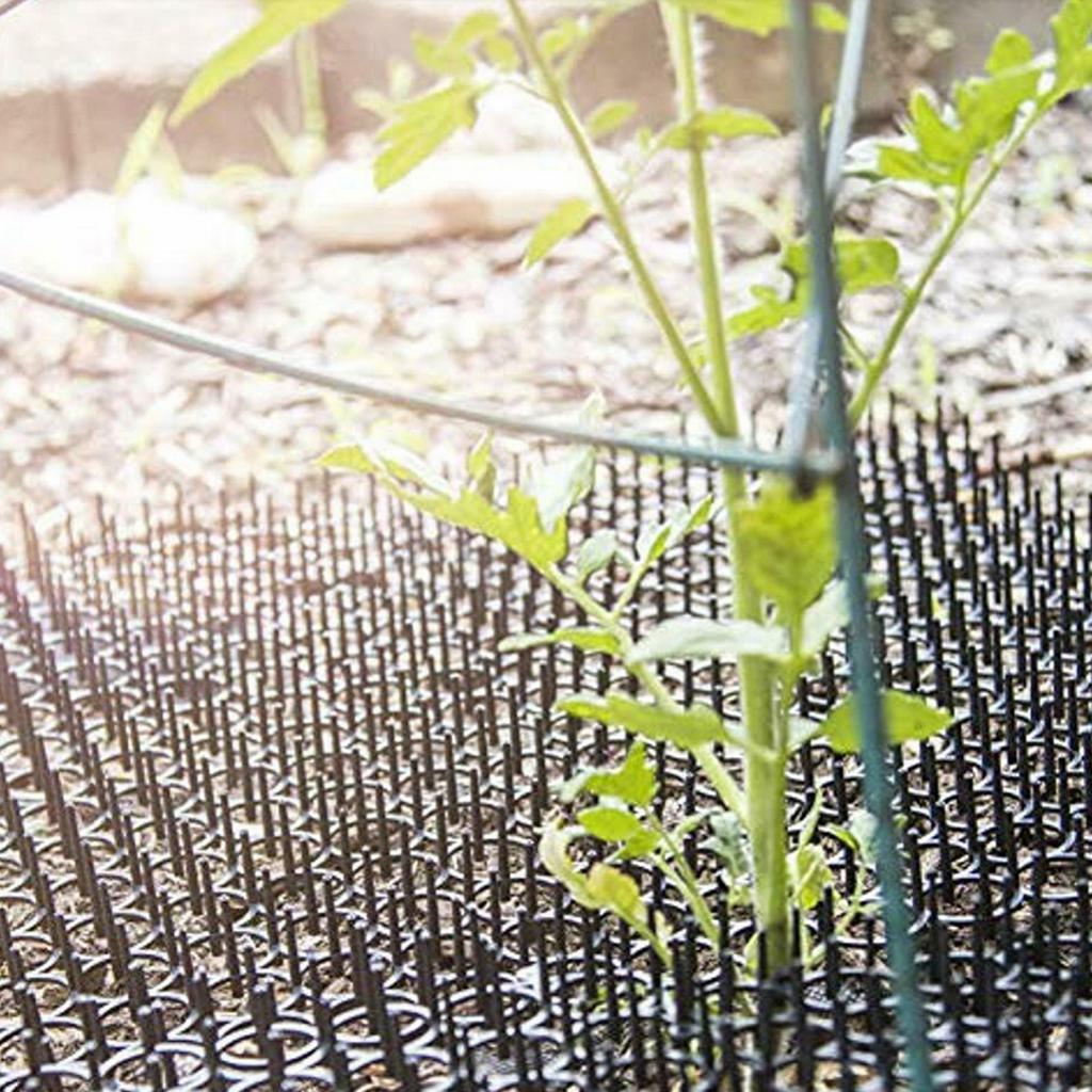 10 шт. репеллентные коврики + 10 шт. U-образные ногти садовые полоски от колючек Dig Stop репеллент для кошек и собак