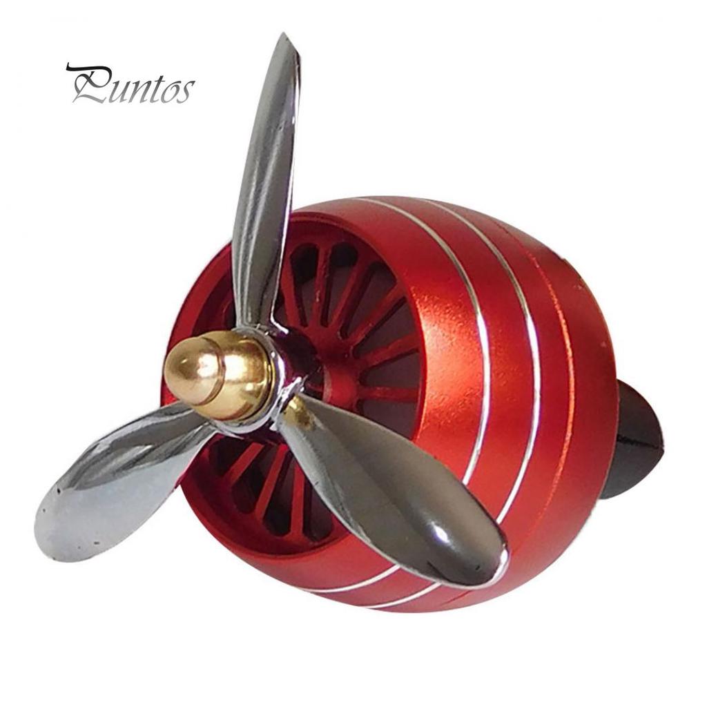 Car Air Vent Freshener Perfume Clip LED Fan Fragrance Aroma Diffuser Decoration