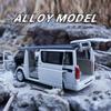 1/32 Toyota Hiace MPV цинковый сплав модель автомобиля игрушки литой фургон имитация бизнес-транспорта свет звук игрушки для мальчиков подарки на день рождения