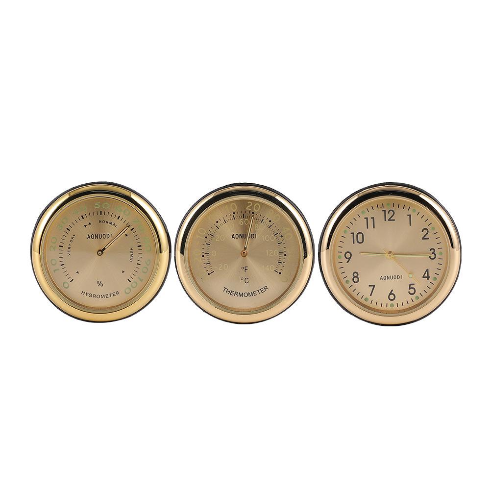 "Светящиеся мини-часы для автомобиля": Гигрометр, термометр, кварцевые часы"