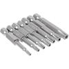 7 Pcs 5 Point Star Screwdriver Bits 50mm S2 Magnetic Star Screw Driver 1/4" Hex Shank T10 T15 T20 T25 T27 T30 T40