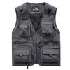 Spring and Autumn Men Vest Men's Leisure Outdoor Multi-pocket Fishing Vest