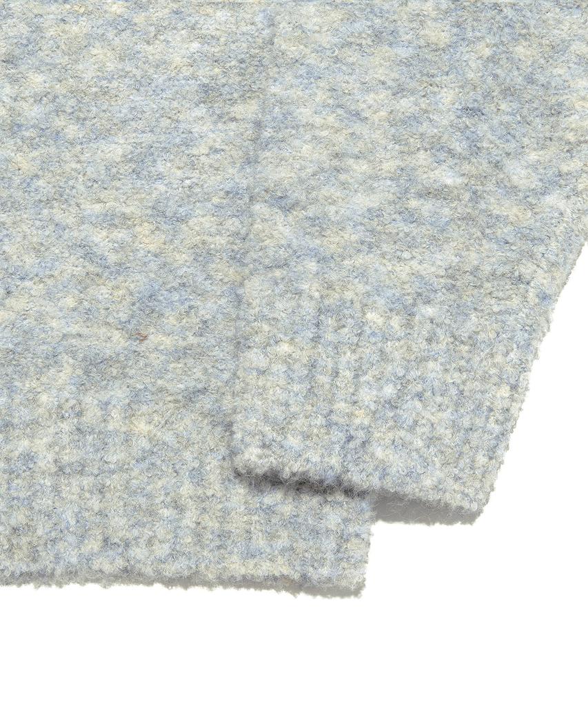 LEE Boucle Chain Embroidered Logo Knit Light Blue