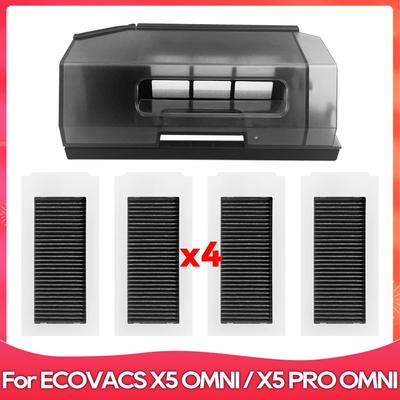 Совместимость для ( Ecovacs X5 Omni / X5 Pro Omni ) Пылесборник Контейнер для пыли HEPA-фильтр Аксессуар для робота-пылесоса Запасная часть
