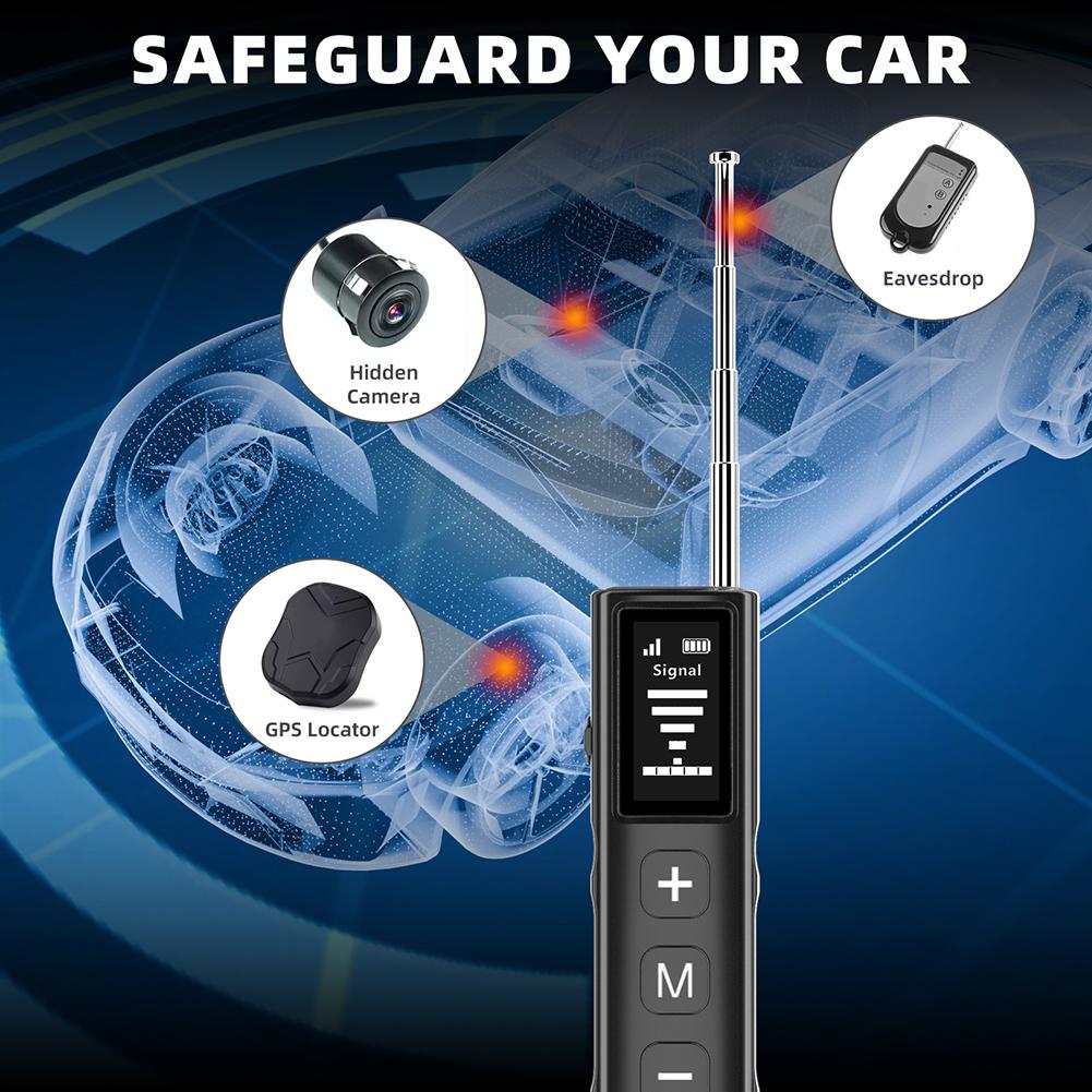 Multi-Functional Wireless Detector With Electronic Screen Anti-Theft Signal Magnet Infrared Detector Portable Flashlight