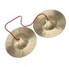 Thai Brass Cymbal Chub Diameter 13cm Mini Cymbal Thai Music Brass Gold