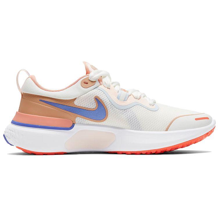 Nike React Miler Electro Orange Женские кроссовки Кремово-белые с парусом DD8502-181