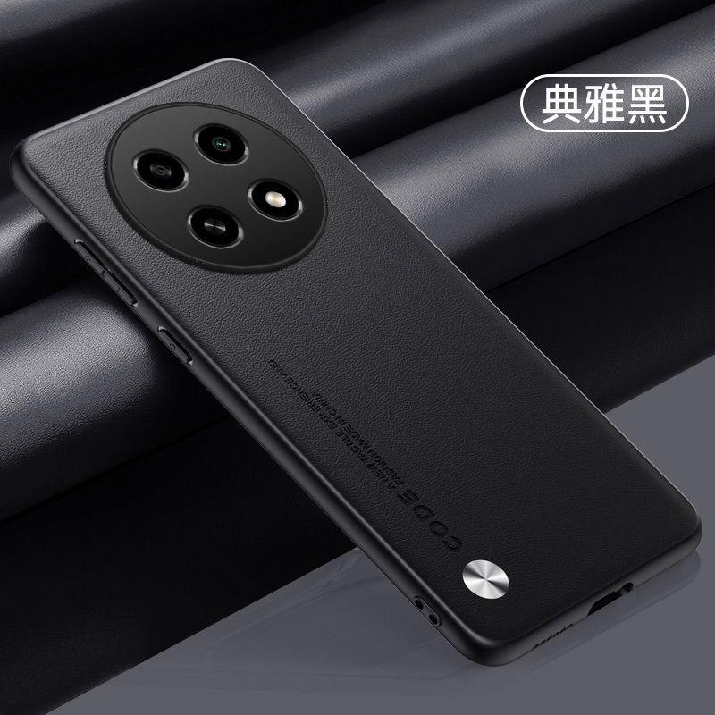 Для Realme 13 Pro Plus Роскошный силиконовый кожаный задний чехол для OPPO Realme 12X 12 Pro 12 Plus Защитный чехол для камеры Модный противоударный бампер