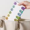 Travel Pills Organizer,Weekly Portable Pills Box Daily Pills for Case Medicine Vitamin Container for Pocket Purses Bags