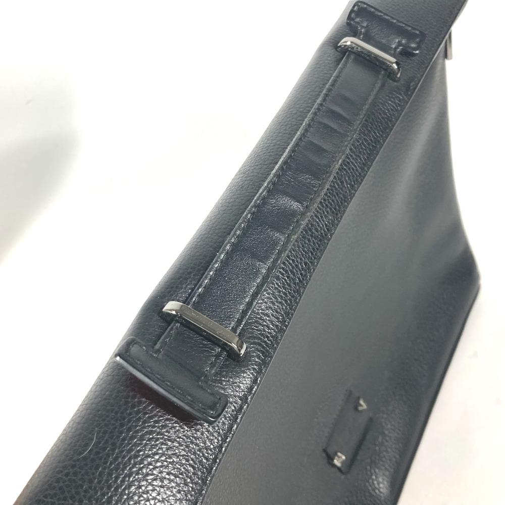 Christian Louboutin Logo Kibi Vanity bag Hand Bag Leather Black