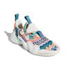 adidas Кроссовки Trae Young 1 Tie-Dye Unisex, разноцветные, мелово-белые, мятно-лиловые GY0295