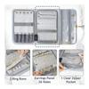 Portable Women's Jewelry Organizer Bag for NNecklaces, Rings, Earrings Accessories Storage Organizer