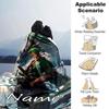 Customiz Name Personality Zoro the Pirate King Blanket Soft &Warm Sofa Office Bed Travel Lunch Break Blanket, Gift Suitable All Seasons