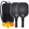 Pickleball Paddles Approved Set Rackets Honeycomb Core 4 Balls Portable Racquet Cover Bag Gift Kit Indoor Outdoor
