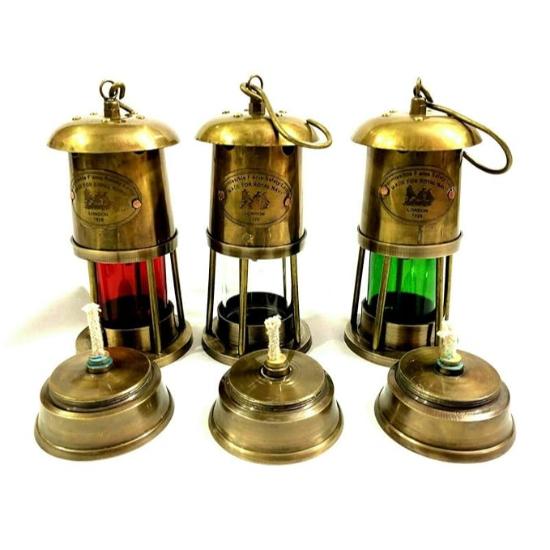 3 цветная дизайнерская лампа антикварная латунная малая лампа винтажный морской корабль лодка свет фонарь декор