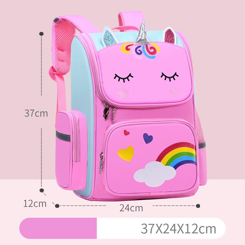 Единорог Начальная школа Мультфильм Школьный портфель Класс 1-3-6 Детский школьный портфель Космический рюкзак для детского сада