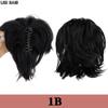 LISI HAIR Synthetic Messy Short Wavy Ponytail Wig Extensions Claw Wig For Effortless Style For Women
