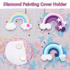 Пергаментная вышивка крестом Радуга держатель Алмазная живопись аксессуары Магнитная обложка Minders