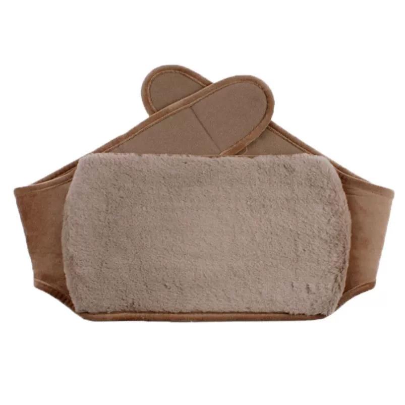 Extra-Large, Large-Capacity 9-Liter Water-Filled Hot Water Bag, Imitation Rabbit Fur, Large Pvc Water-Filled Waist-Protecting Hot Compress Warm Water