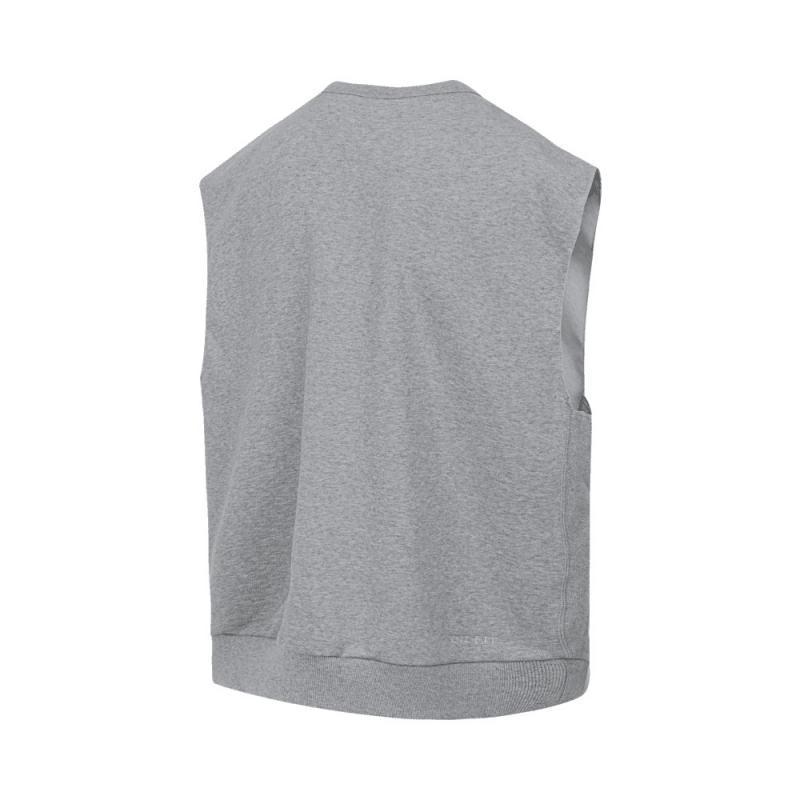 Nike T Shirts Men's Gray Crew Neck Moderate Straight Fit HJ4202-063