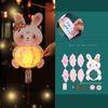 Luminous Rabbit Lantern Hanging Handheld Luminous Lantern Mid-Autumn Festival Lantern  Chidlren