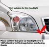 Накладка на фары для Toyota Land Cruiser Prado J120 2003~2009 Прозрачный корпус Стекло рассеивателя передних фар Колпак лампы