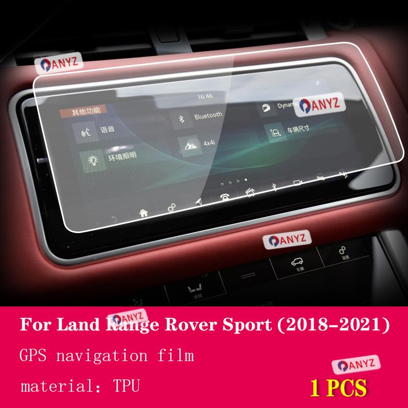 For Land Range Rover Sport 2018-23 Gearbox Panel Navigation Screen Automotive Interior TPU Protective Film Anti-Scratch Sticker