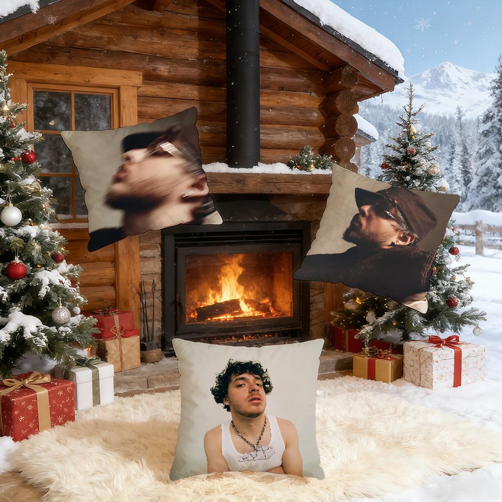 Rapper JJack Harlow Monica cushion cover Home Bedding Sofa living Room pillowcase Simple Soft Skin Cushion Cover Party Gift