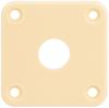 Scud Side Jack Square Ivory Plate, Plastic, P-100I