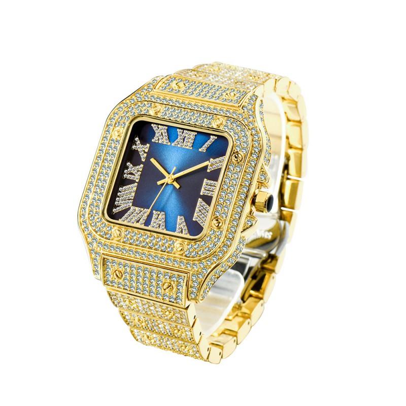 MISSFOX Classic Square Watch Women Quartz Fashion Wristwatch Parties
