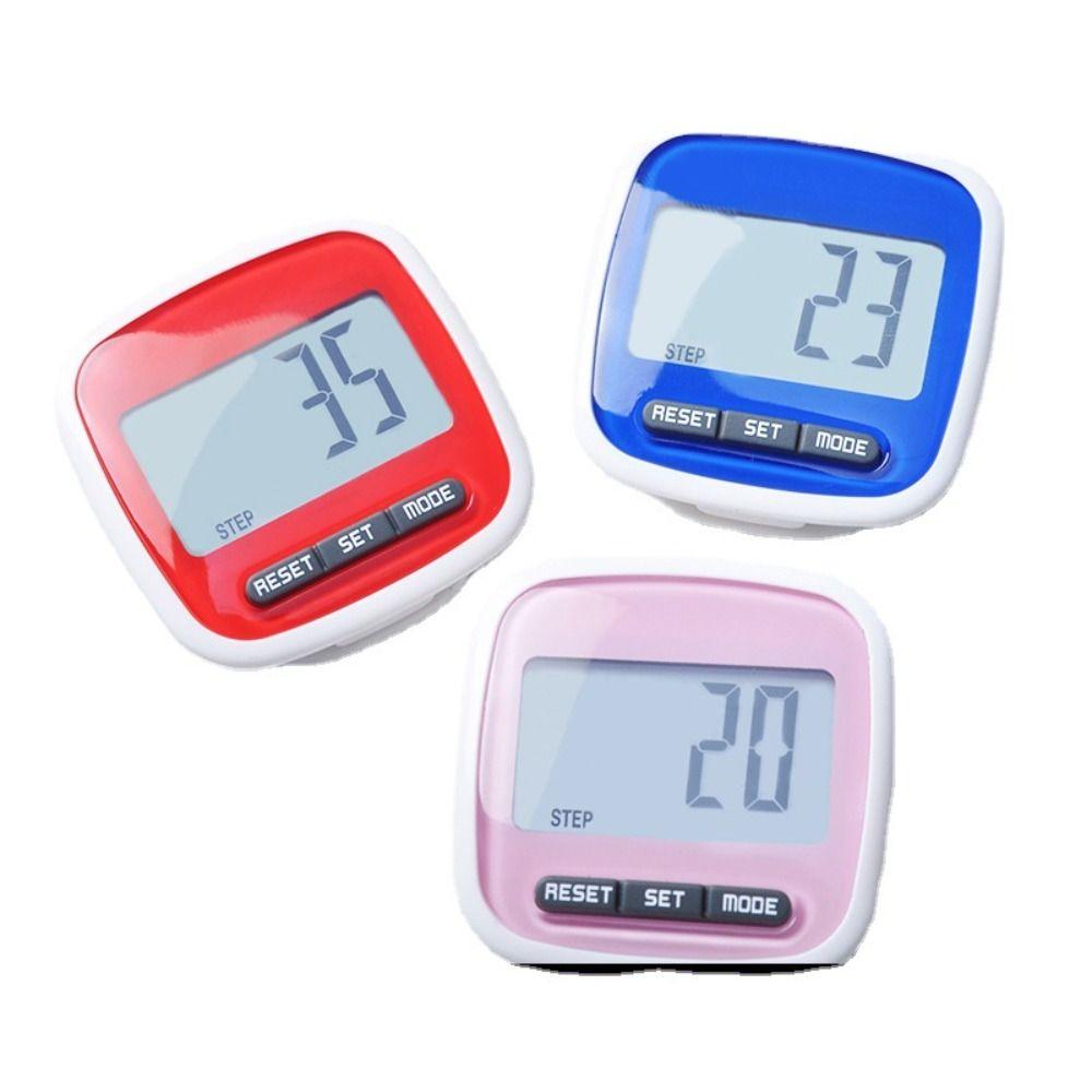 ABS 3D Tri-Axiis Pedometer with Clip Sports Pedometer Portable Walking 3D Pedometer Unisex