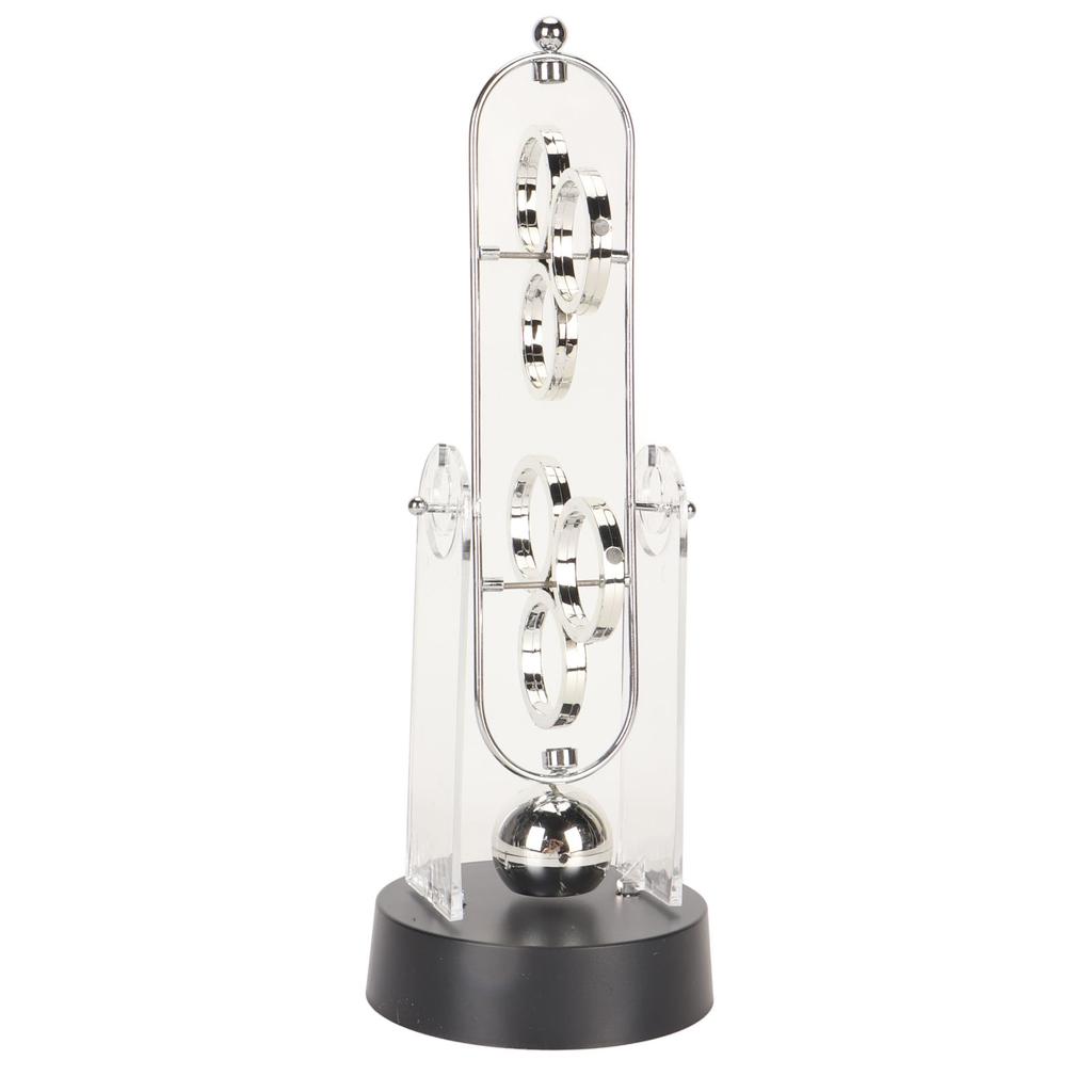 Perpetual Motion Device Decorative Physics Science Desk Toy Electronic Swinging Ornament for Home School Office