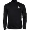 Dri-FIT Letter Stand Collar Half-Zip Quick-Dry Running Leisure Long Sleeve T-Shirt Men Tops Black FN3300-010