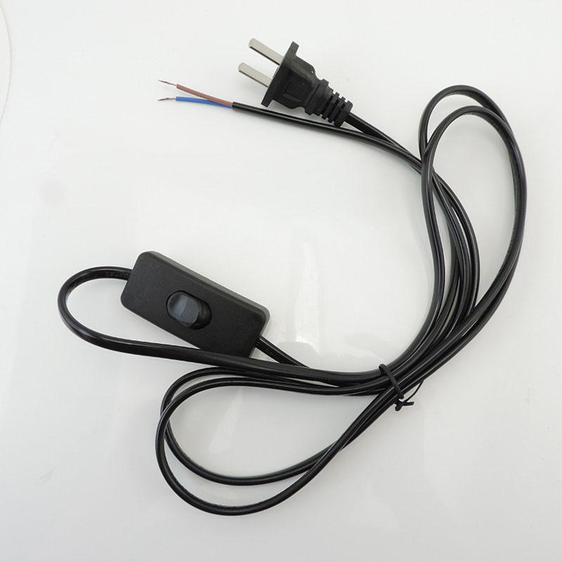 303 Включение/выключение источника питания переменного тока, онлайн-удлинитель европейского стандарта, электрический кабель, провод для светодиодного настольного освещения, ремонт своими руками