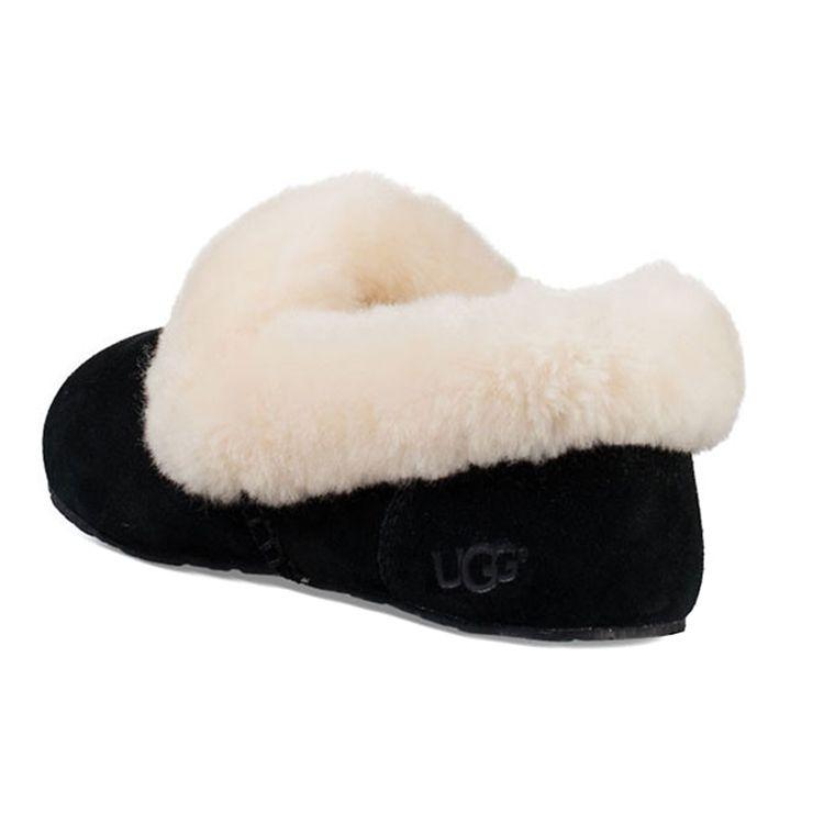 UGG Kendyl Теплые и удобные флисовые спортивные повседневные туфли женские кроссовки черные 1011725-BLK