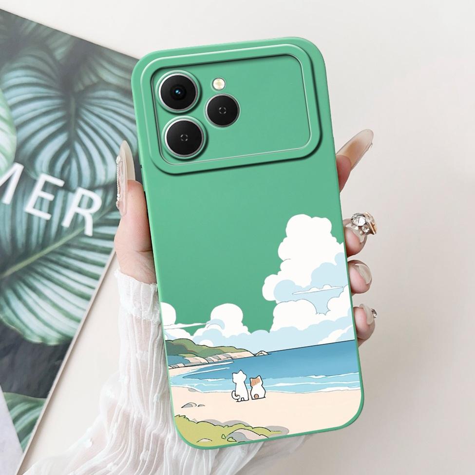 Чехол-крышка для Tecno Spark 40 Силиконовый Милый Мультяшный Модный Роскошный Забавный Крутой Расписной Чехол для Телефона Для Tecno Spark 40 Задняя Крышка