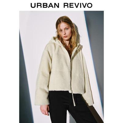 Женская повседневная куртка с капюшоном и утеплителем UR