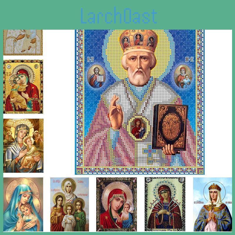 Paintings 5d Diy Diamond Religion Leader Icon Mosaic True Rhinestone Cross Stitch Embroidery Mural