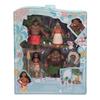 Mattel Disney Princess Moana Story Book Set 4 Mini Dolls с Mini Figures Dress Up Play для детей от 3 лет и старше Multi HLW90 Doll/Double Play/Pretend