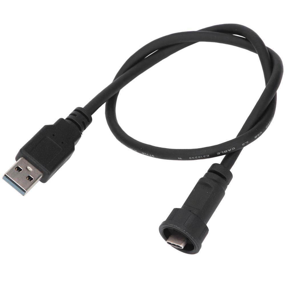 Водонепроницаемый соединительный кабель типа C с пряжкой «папа» на USB3.0 «папа», прямой удлинитель длиной 0,5 м