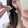 Прохладные серьги-капли со звездами Y2K, модные серьги в стиле Харадзюку для девочек, креативные серьги с жемчугом и кристаллами в виде звезд, корейская мода для женщин, ювелирные изделия в стиле панк