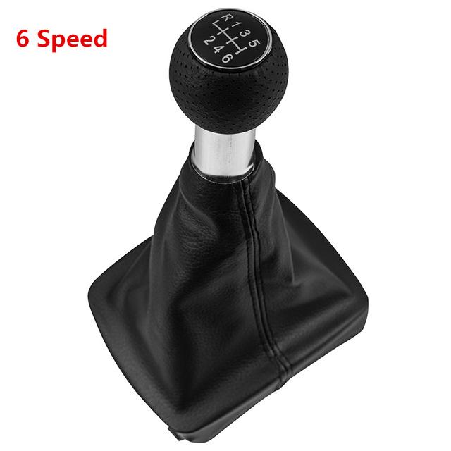 For Volkswagen VW Polo 9N 9N2 GTI 2002-2009 Gear Shift Knob Lever Shifter Gaiter Boot Cover Collar