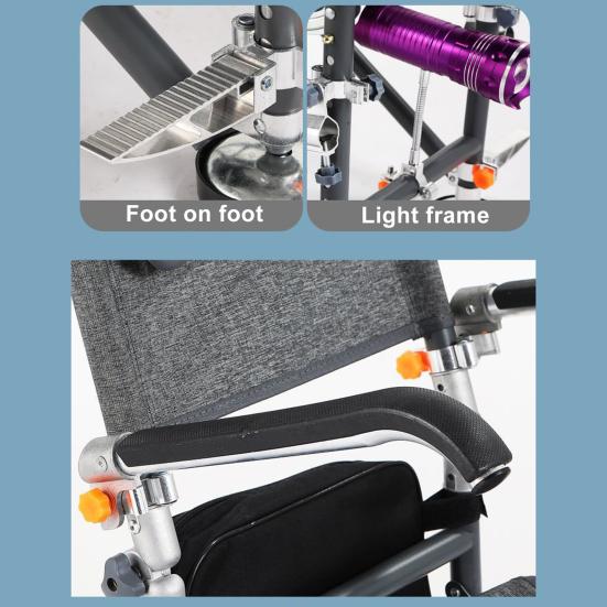 Складной стул для рыбалки, 13 уровней, регулируемая по высоте, портативный, легкий, из нержавеющей стали, многофункциональный складной шезлонг, сиденье, табурет для рыбалки