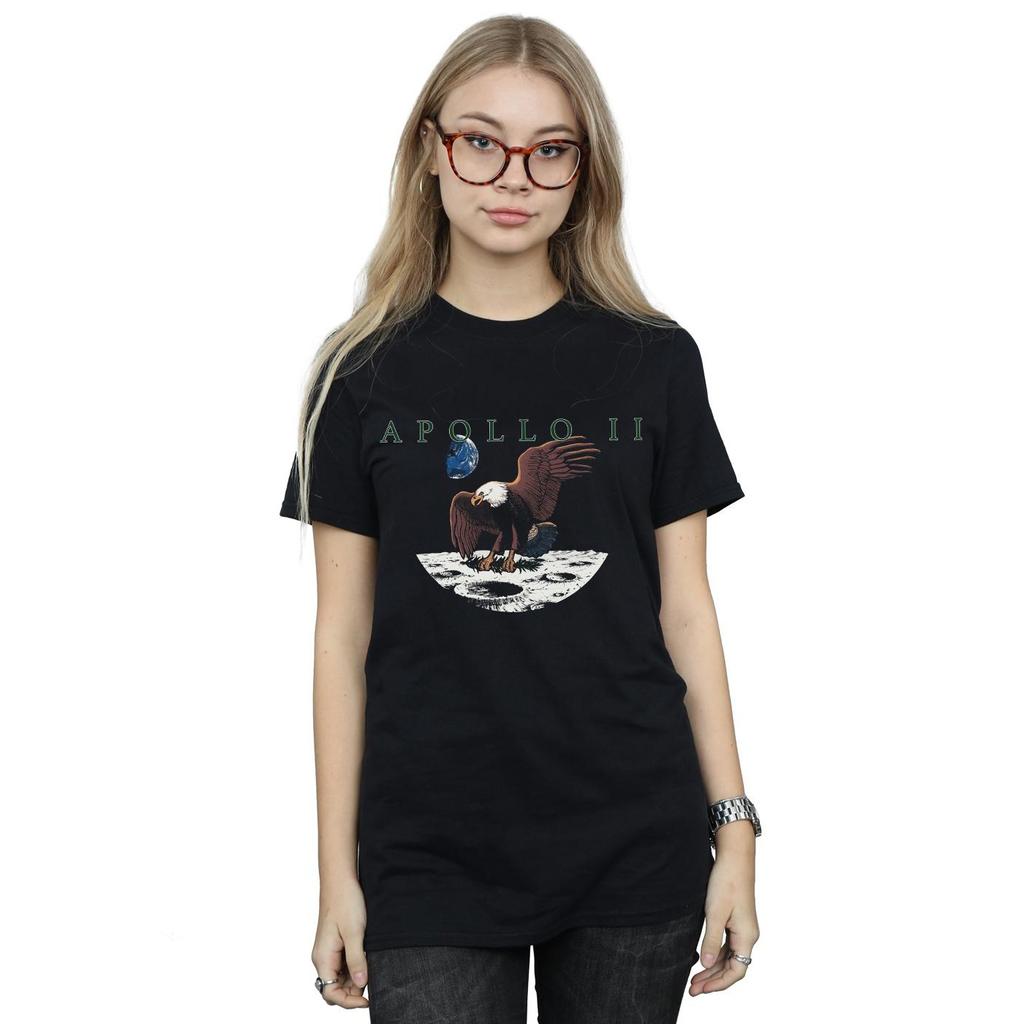 NASA Womens/Ladies Apollo 11 Vintage Cotton Boyfriend T-Shirt