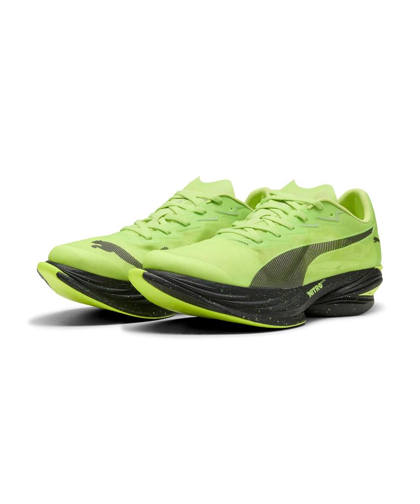 PUMA Running Shoes Training Shoes Nitro Elite 3 Flash Green 31206015 Sports Shoes FAST-R (Flash Green/26.0/Men's)