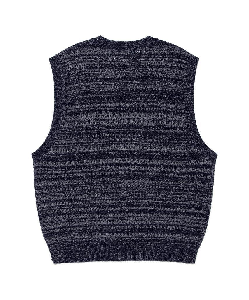 LEE Color Mix Knit Vest Navy